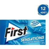 First Sensations Nane Aromalı Sakız 27 gr - 12 Adet Ferahlatıcı Özellikleriyle Taze Nane Tadında - 324 gr