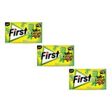 First Sour Patch Kids Lime Misket Limonu Aromalı Şekersiz Sakız 27 g - 3'lü Paket