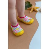 First Step Ananas Kız Çocuk Kaydırmaz Tabanlı Deniz Ayakkabısı - 27 - 28 - Pembe