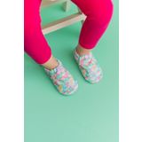 First Step Heart Kaydırmaz Taban Bebek Yazlık Patik Pembe , Ev Botu Terliği Kreş Ayakkabısı Panduf F-824