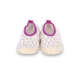 First Step Love Yazılı Mor Kız Çocuk Kaydırmaz Taban Deniz AYAKKABISI-F-7007