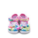 First Step Pembe Fiyonklu Keten Çocuk Ayakkabısı-F-472