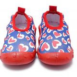 First Step Red Love Kaydırmaz Havuz ve Deniz Ayakkabısı KIRMIZI-LACIVERT-F-482 - Lacivert - Kırmızı