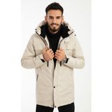 First Stops Erkek Taş Içi Polarlı Su ve Rüzgar Geçirmez Kapüşonlu Kışlık Mont & Kaban & Parka