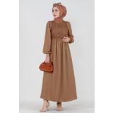 Firuze Elbise-Camel