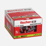 Fıscher 100 Adet Duopower 8x40 Dübel