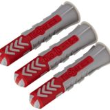 Fischer DUOPOWER evrensel dübel asma dolapları, beton, duvar ve plaka yapı malzemelerinin vb. sabitlenmesi için, 535456