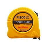 Fisco Mandallı Double-Lok 8 Metre * 25 Mm Çelik Şerit Metre