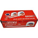 Fısco Uni-Matic Iı 3 Metre Çelik Şerit Metre | Avuç Içi Rahatlığı ve Kolay Kilitleme | Orijinal | 12 Adet