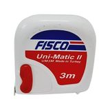 Fısco Uni-Matic Iı 3 Metre Çelik Şerit Metre | Avuç Içi Rahatlığı ve Kolay Kilitleme | Orijinal