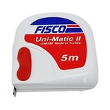 Fısco Uni-Matic Iı 5 Metre Çelik Şerit Metre | Avuç Içi Rahatlığı ve Kolay Kilitleme | Orijinal