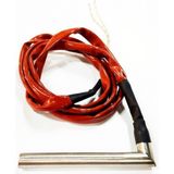 Fişek Isıtıcı Rezistans 13Cm Boy-16Mm Kalınlık-700 W-220V Dirsek- 2Mt Makar.