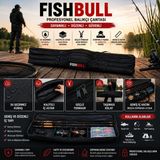 Fish Bull Siyah Olta Çantası - 120 cm 3 bölmeli
