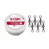 Fish Master Paslanmaz Black Nickel Fırdöndü 20 Adet Özel Kutulu Pirinç Alaşım Malzeme - 9