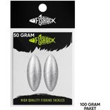 Fishack Gezer Olta Kurşunu - Kıstırma (Zeytin) Kurşun - 50 Gram - 100 gr Paket