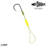 Fishack LRF Assist İğne - İpli LRF Hırsız İğnesi - Stoperli - 4 Adet - Fishack