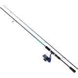 Fishack Lrf Spin Olta Seti - Daiwa Dw 210CM 14-42 gr Kamış + Daiwa DW2500 1+1bb Makina - Taşıma Çantalı - Tek Ebat - Çok Renkli