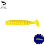 Fishack Silikon Kurt Yem - 1,5g 45mm - Fishack - 10 Adet - UV Silikon - Limon - Karides Kokulu