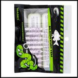 Fishack Uyguna-Yakala 1g 70MM -10 Adet silikon Kurt Yem - Karides Kokulu- Beyaz -1074-GWH