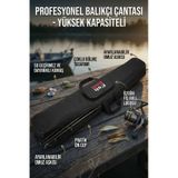 Fıshbull 2 Gözlü 140 Cm Kamış Ve Olta Taşıma El Çantası