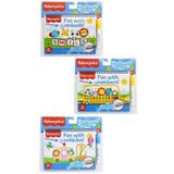 FISHER PRICE 3lü Set Fisher Price Araçlar Hayvanlar Sayılar Sihirli Boyama Kitabı Water Painting