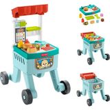 Fisher-Price 4'ü 1 Arada Alışveriş Sepeti Yürüteç Bebek Oyuncağı, JLM95 - Çok Renkli - Genel