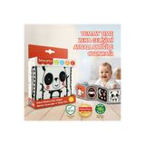 FISHER PRICE Bebek Aktivite Kitabı Aynalı – Tummy Time Oyuncağı, Montesorri Duyusal ve Görsel Gelişim 0-3 Yaş