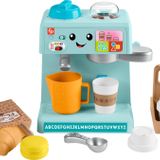 Fisher-Price Bebek Oyuncakları Gülmek ve Öğrenmek Öğrenin ve Servis Kahve Kafe Oyun Seti Akıllı Aşamalar ve 18+ Aylar için 10 Sembolik Oyun Parçası