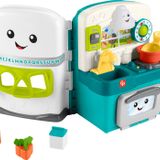 Fisher-Price Bebek ve Küçük Çocuk Oyuncakları Gülme ve Öğrenme Öğrenme Mutfak Oyun Seti Müzik Işıkları ve 5 Oyun Parçası Çocuklar için 6+ Ay