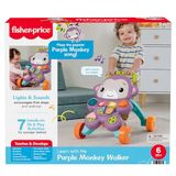 Fisher-Price Benimle Öğren Tatlı Maymun Yürüteç ve Eğitici Oyuncak, JGW94