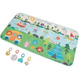 Fisher Price Büyük Maceralar Dev Oyun Halısı, Yenidoğanlar ve Bebeklere Uygun, Yanında Oyuncak - Çok Renkli - 0,60 x 19 x 29 cm