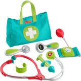 Fisher-Price Doktor Seti 7 Parça Eğlenceli Oyun Seti Çocuklar için Sağlıklı Alışkanlıklar Geliştirir