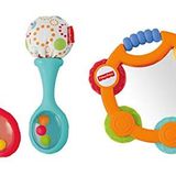 Fisher-Price Eğlenceli sallama, çıngırak ve tıkırtı sesleri çıkaran bu hediye seti, bebeğinizin ritim duygusunu geliştirecek., DPY77
