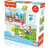 Fisher-Price Fisher Price Baby City Fun & Picnic 2’si 1 Arada Puzzle