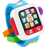 Fisher Price Fisher-Price Laugh & Learn Time to Learn Smartwatch, bebek ve küçük çocuklar için müzik ve ışıklı erken rol yapma oyuncağı, Çoklu