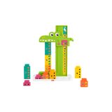 FISHER PRICE Fisher-Price Matematikçi Timsah ve 10 Renkli Blok - Eğitici Sayı Sayma ve Dizme Oyuncağı