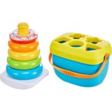Fisher-Price Fisher Price Renkli Halkalar® & “renkli Bloklar® Eğitici ve Eğlenceli Oyuncak Seti
