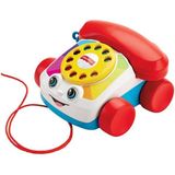 Fisher-Price Geveze Telefon Oyuncak – Sevimli Yüz, Ses Efektleri ve Yürümeye Yardımcı Renkli Eğitici Tasarım