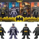 Fisher-Price Imaginext DC Süper Arkadaşlar Batman Oyuncakları 85. Yıl Dönümü Hatıra Seti, 3 Yaş ve Üzeri Hayranlar için Film Tarzlı
