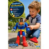 Fisher-Price Imaginext DC Superman Exo Kostüm Işıklı Sesli Robot Oyuncak 30,5 cm