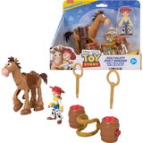 Fisher-Price Imaginext Jessie & Bullseye Oyun Seti, 7,62 cm Aksiyon Figürü, Bullseye At, Eyer ve Kement Mermileri, Disney ve Pixar Oyuncak Hikayesinden Esinlenilmiştir