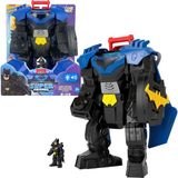 Fisher-Price Işıklı, Sesli ve Hareketli Imaginext Dc Super Friends Batman Uçuş Aracı, 7,5 Cm'lik Aksiyon Figürü, Fırlatıcı ve Disklerle 36,5 Cm'lik Oyuncak, JDL03 - (DipCamo)Charcoal-White