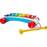 Fisher-Price Klasik Ksilofon Müzik Aleti Renkli Tuşlar ve Tekerlekli Tasarım ile Eğlenceli