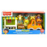 Fisher-Price Küçük insanlar yürümeye başlayan öğrenme oyuncak hayvan bakımı çiftlik oyun seti akıllı aşamaları ile Pretend oyun çocuklar için (limonata standı)