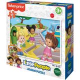 Fisher Price Little People Lisanslı Puzzle 50 Parça