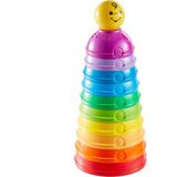 Fisher-Price Numaralı ve Sevimli Yüz Temalı Renkli Plastik Kaplar – Bebekler için İnce Motor Becerisi Geliştirici Oyuncak