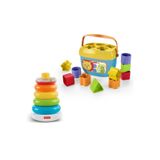 Fisher-Price Renkli Halkalar® & “renkli Bloklar® Eğitici Ve Eğlenceli Oyuncak Seti
