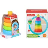 Fisher Price Renkli Halkalar ve Numaralı Kaplar Eğlenceli Oyuncak Seti