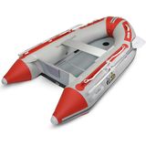 Fishika 240CM Kırmızı Ahşap Taban Omurgalı Şişme Bot - 1 Adet - Çok Renkli
