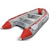 Fishika 330CM Kırmızı Alüminyum Taban Omurgalı Şişme Bot - 1 Adet - Renkli